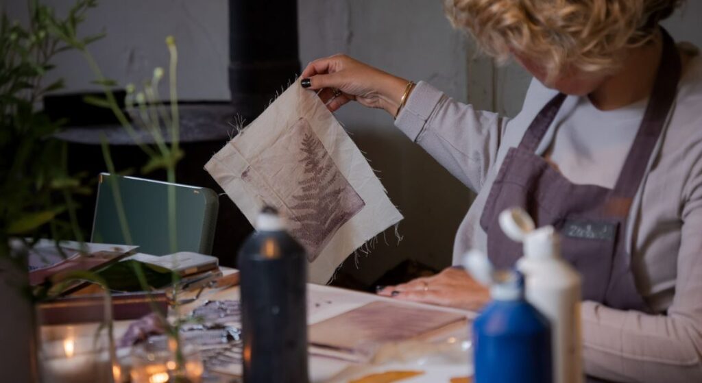 Maak je eigen botanische winter slinger